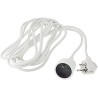 Rallonge 10m blanc 250V - 10A