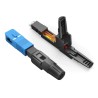 SP/UPC fiber optic quick connector (blue) - set of 10
